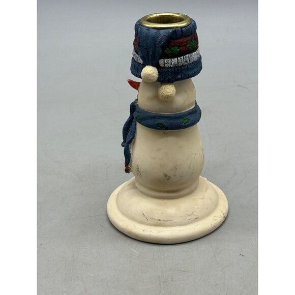 Vintage Christmas Growth Cooperate 2000 Snowman Taper Candle Holder READ - Picture 5 of 8
